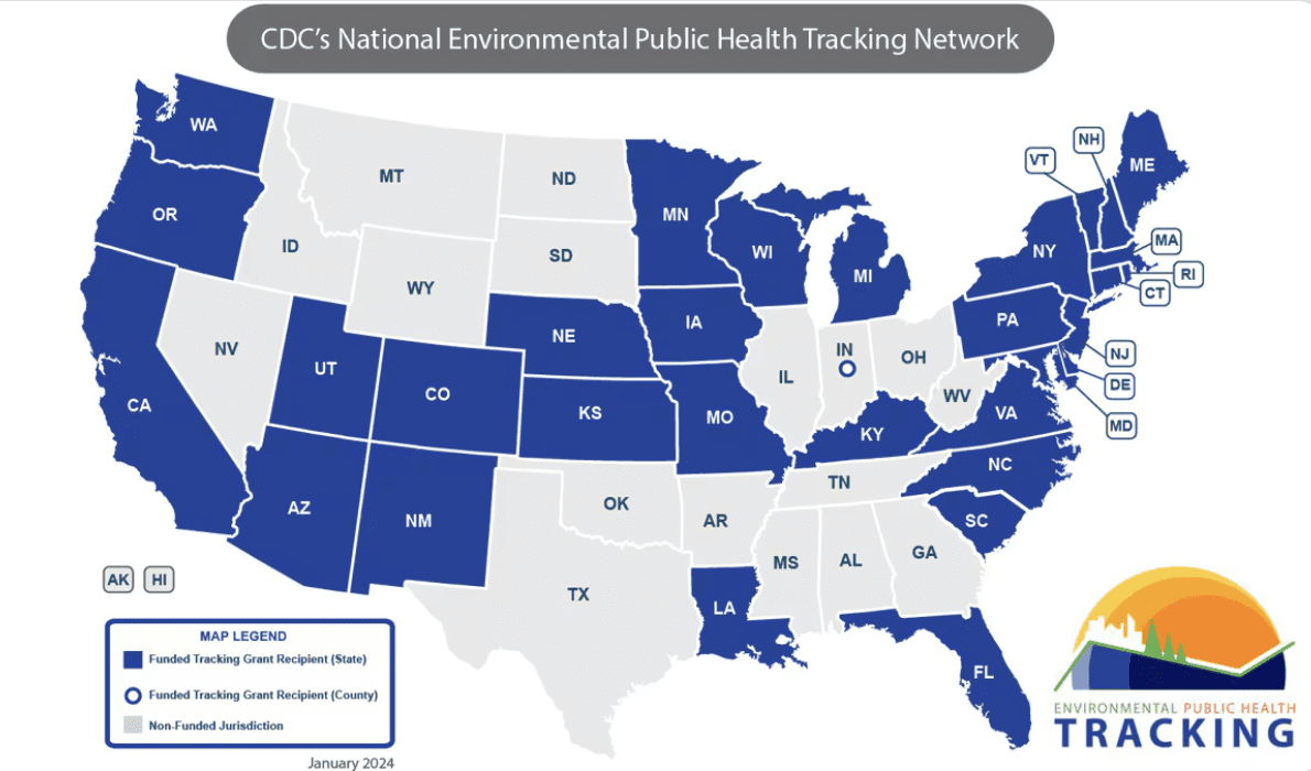 CDC Environmental Map
